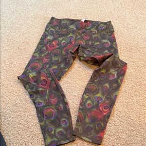 Fabletics Multicolor Peacock Leggings